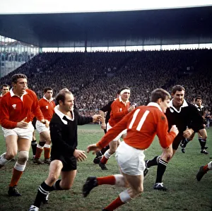 Action from the New Zealand v British Lions test at Eden Park, Auckland. 1970s Action from the New Zealand v British Lions test at Eden Park, Auckland. 1970s