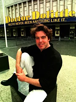 Actor Bryan Smythe who stars in the musical Dr Dolittle is pictured sitting outside Actor Bryan Smythe who stars in the musical Dr Dolittle is pictured sitting outside