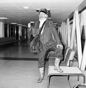 Actor Will Geer. Will Geer (72) at Heathrow Airport today. February 1975 75-00819-002 Actor Will Geer. Will Geer (72) at Heathrow Airport today. February 1975 75-00819-002