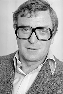 Actor Michael Caine seen here during an interview with the Reveille newspaper during Actor Michael Caine seen here during an interview with the Reveille newspaper during