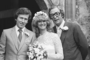 Actor Michael Caine stands with his daughter Niki and her groom showjumper Rowland Actor Michael Caine stands with his daughter Niki and her groom showjumper Rowland