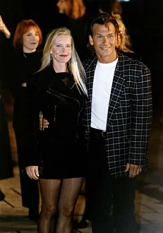 Actor Patrick Swayze arrives for the grand opening of Planet Hollywood restaurant in Actor Patrick Swayze arrives for the grand opening of Planet Hollywood restaurant in