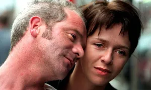 Actor Peter Mullin August 1998 with actress Fiona Bell from the Tartan short film Duck Actor Peter Mullin August 1998 with actress Fiona Bell from the Tartan short film Duck