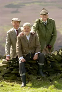 Actor Peter Sallis who plays Norman Clegg (left) in the BBC situation comedy series Last Actor Peter Sallis who plays Norman Clegg (left) in the BBC situation comedy series Last
