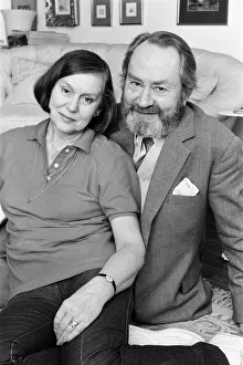 Actor Peter Sallis with his wife Elaine Usher. 27th March 1987 Actor Peter Sallis with his wife Elaine Usher. 27th March 1987