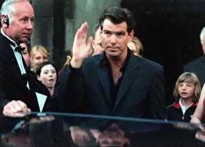 Actor Pierce Brosnan August 1999 at the back door of the Odeon in Edinburgh Actor Pierce Brosnan August 1999 at the back door of the Odeon in Edinburgh