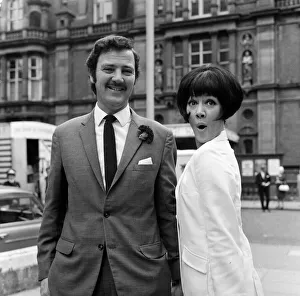 When actor Robin Hunter was married today at Caxton Hall his actress bride Amanda Barrie When actor Robin Hunter was married today at Caxton Hall his actress bride Amanda Barrie