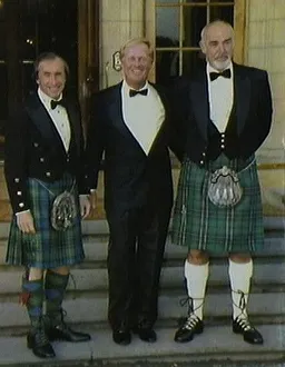 Actor Sean Connery at Gleneagles Hotel with Jackie Stewart Actor Sean Connery at Gleneagles Hotel with Jackie Stewart