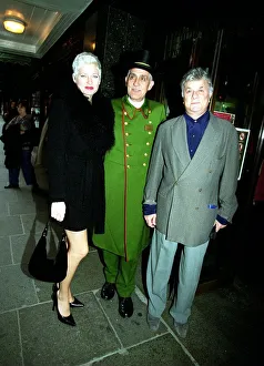 Actor Tony Curtis with his new wife Jill November 1998 in London on their honeymoon Actor Tony Curtis with his new wife Jill November 1998 in London on their honeymoon