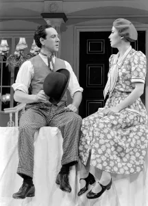 Actors Robert Lindsay as Bill Snibson & Emma Thompson as Sally Smith starring in Actors Robert Lindsay as Bill Snibson & Emma Thompson as Sally Smith starring in