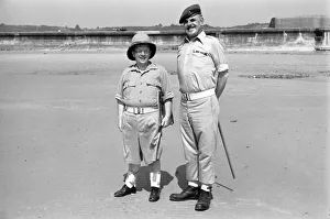 Actors Windsor Davies and Don Estelle from the hit BBC Series it ain't half hot mum Actors Windsor Davies and Don Estelle from the hit BBC Series it ain't half hot mum