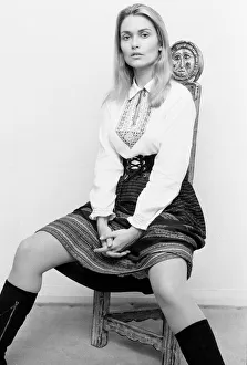 Actress Alexandra Bastedo voted the best foreign actress by Spanish television seen here Actress Alexandra Bastedo voted the best foreign actress by Spanish television seen here