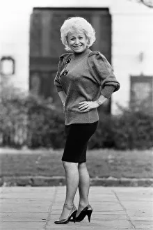 Actress Barbara Windsor. 8th December 1987 Actress Barbara Windsor. 8th December 1987