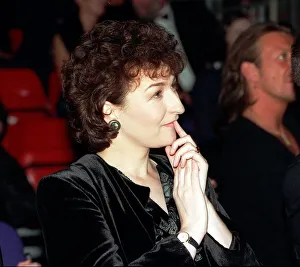 Actress Blythe Duff at Vivienne Westwood show January 1999 At SECC Actress Blythe Duff at Vivienne Westwood show January 1999 At SECC