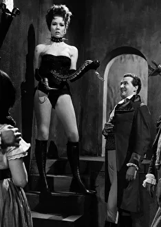 Actress Diana Rigg in a scene from the televison programme The Avengers 1965 Actress Diana Rigg in a scene from the televison programme The Avengers 1965