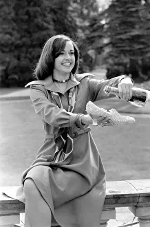 Actress: Gemma Craven and with Brian Forbes. April 1975 S75-1756 Actress: Gemma Craven and with Brian Forbes. April 1975 S75-1756