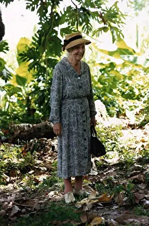 Actress Joan Hickson pictured during the filming of the BBC adaptation of the Agatha Actress Joan Hickson pictured during the filming of the BBC adaptation of the Agatha
