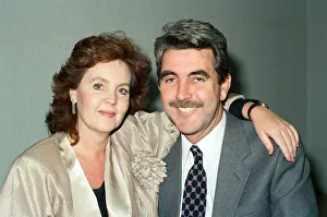 Actress Pauline Collins and husband, actor John Alderton. 1st February 1989 Actress Pauline Collins and husband, actor John Alderton. 1st February 1989