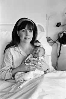 Images Dated 15th February 1973: Actress Pauline Collins and her husband have a new baby daughter