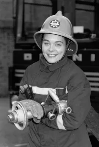 Actress Samantha Beckinsale as Kate Stevens 1990 in TV series London's Burning Actress Samantha Beckinsale as Kate Stevens 1990 in TV series London's Burning