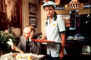 Actress and singer Tracey Ullman with Labour MP Neil Kinnock in the video for her new Actress and singer Tracey Ullman with Labour MP Neil Kinnock in the video for her new