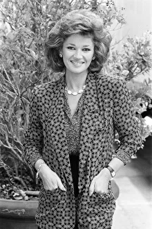 Actress Stephanie Beacham. 20th January 1986 Actress Stephanie Beacham. 20th January 1986