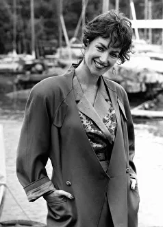Actress Susan Gilmore in Howard's Way TV programme August 1986 Actress Susan Gilmore in Howard's Way TV programme August 1986