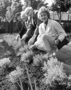 Actress Thelma Barlow who plays the dithering spinster Mavis Riley in the TV soap opera Actress Thelma Barlow who plays the dithering spinster Mavis Riley in the TV soap opera