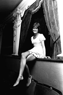Images Dated 1st August 1970: Actrress Sally Geeson at the Sunderland Empire where she was starring in the play