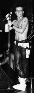 Adam Ant British pop singer on stage in America 1982 Adam Ant British pop singer on stage in America 1982