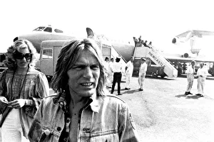 Adam Faith flew into Newcastle Airport on his way to opening a new boutique in Durham Adam Faith flew into Newcastle Airport on his way to opening a new boutique in Durham
