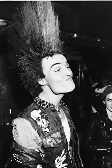 Adolf of North London celebrating the tenth anniversary of the Sex Pistols in a West End Adolf of North London celebrating the tenth anniversary of the Sex Pistols in a West End