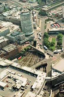 Aerial views of Birmingham city centre and New Street Station Aerial views of Birmingham city centre and New Street Station