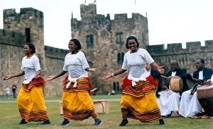 Some African dancers performing at Alnwick Music Festival in August 1996 Some African dancers performing at Alnwick Music Festival in August 1996