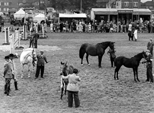 Agricultural Show Cleveland, 12th August 1963. General view of the Redcar show Agricultural Show Cleveland, 12th August 1963. General view of the Redcar show