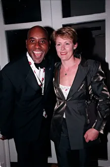 Ainsley Harriott TV Chef September 98 At the TV Quick Awards in london with his Ainsley Harriott TV Chef September 98 At the TV Quick Awards in london with his