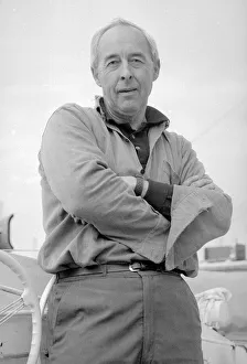 Air Vice Marshall Donald Bennett at Emsworth Yacht Harbour. 30th November 1970 Air Vice Marshall Donald Bennett at Emsworth Yacht Harbour. 30th November 1970