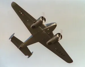 Aircraft Beech C45 Expiditor August 1993 Beech aircraft flying at the Wroughton Aircraft Beech C45 Expiditor August 1993 Beech aircraft flying at the Wroughton