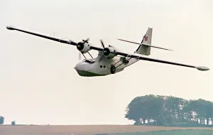 Aircraft Consolidated PYB Catalina August 1993 Amphibian aircraft flying at Aircraft Consolidated PYB Catalina August 1993 Amphibian aircraft flying at