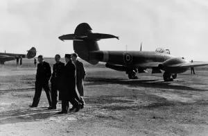Aircraft Gloster Meteor of the Royal Air Force Oct 1945 The first jet aircraft to Aircraft Gloster Meteor of the Royal Air Force Oct 1945 The first jet aircraft to