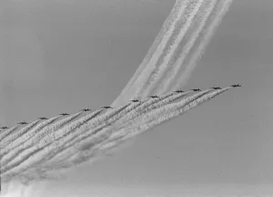 Aircraft Hawker Hunter Sept 1962 - Hawker Hunters of the RAF 92 Sqd Blue Diamonds Aircraft Hawker Hunter Sept 1962 - Hawker Hunters of the RAF 92 Sqd Blue Diamonds