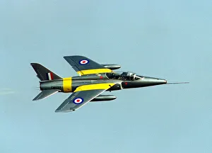 Aircraft Hawker Siddeley Gnat trainer August 1993 flying at the Wroughton Aircraft Hawker Siddeley Gnat trainer August 1993 flying at the Wroughton