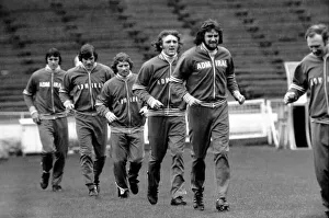 Alan Ball and Malcolm McDonald training along side the England team training at Wembly Alan Ball and Malcolm McDonald training along side the England team training at Wembly