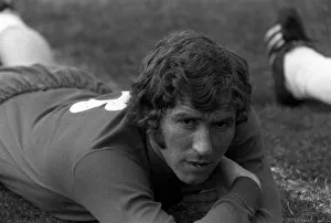 Alan Ball relaxing during England training session before they play Malta at Wembley in Alan Ball relaxing during England training session before they play Malta at Wembley in