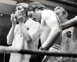 Alan Buchanan boxer 11th June 1973 fighting St Andrews boxing club lost Alan Buchanan boxer 11th June 1973 fighting St Andrews boxing club lost