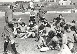 Alan Dicks gives tactical advice to the Bristol City players before an Ashton Gate game Alan Dicks gives tactical advice to the Bristol City players before an Ashton Gate game