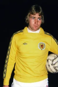 Alan Rough, Scottish Goalkeeper. October 1977 Alan Rough, Scottish Goalkeeper. October 1977