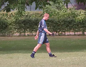 ALAN SHEARER AT ENGLAND TRAINING SESSION JUNE 1996 ALAN SHEARER AT ENGLAND TRAINING SESSION JUNE 1996