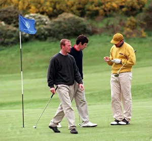 Alan Shearer football player golf in Scotland June 1998 Newcastle Alan Shearer football player golf in Scotland June 1998 Newcastle