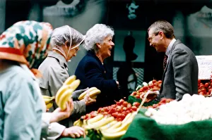 Albert Sayers who runs the fruit and veg stall on Northumberland Street, Newcastle Albert Sayers who runs the fruit and veg stall on Northumberland Street, Newcastle
